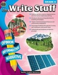 Cover: The Write Stuff Grade 4 - TEACHER CREATED RESOURCES