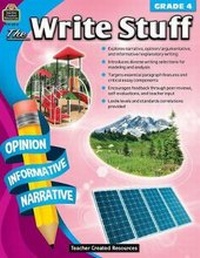 Enlarge image Cover: The Write Stuff Grade 4 - TEACHER CREATED RESOURCES