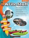 Cover: The Write Stuff Grade 5 - TEACHER CREATED RESOURCES