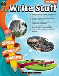 Enlarge image Cover: The Write Stuff Grade 5 - TEACHER CREATED RESOURCES