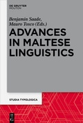 Cover: Advances in Maltese Linguistics - De Gruyter Mouton