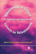 Cover: Volunteering as Leisure/Leisure as Volunteering - CABI Publishing