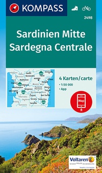 Abbildung von: KOMPASS Wanderkarte Sardinien Mitte, Sardegna Centrale - KOMPASS-Karten
