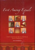 Cover: First Among Equals - Barr Smith Press