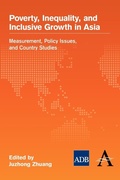 Cover: Poverty, Inequality, and Inclusive Growth in Asia - Anthem Press