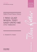 Cover: I was glad when they said unto me - Oxford University Press