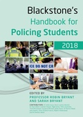 Cover: Blackstone's Handbook for Policing Students 2018 - Oxford University Press