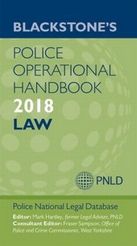 Enlarge image Cover: Blackstone's Police Operational Handbook 2018 - Oxford University Press