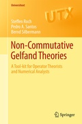 Cover: Non-commutative Gelfand Theories - Springer