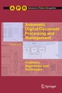 Cover: Automatic Digital Document Processing and Management - Springer