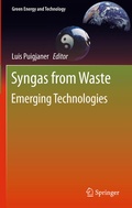 Cover: Syngas from Waste - Springer