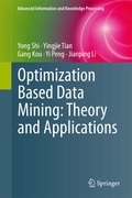 Cover: Optimization Based Data Mining: Theory and Applications - Springer