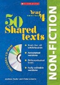 Cover: 50 Shared Non Fiction Texts for Year 04: Year 4 - Scholastic