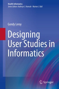 Enlarge image Cover: Designing User Studies in Informatics - Springer
