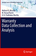 Cover: Warranty Data Collection and Analysis - Springer