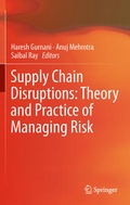 Cover: Supply Chain Disruptions - Springer