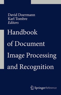 Enlarge image Cover: Handbook of Document Image Processing and Recognition - Springer