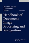 Cover: Handbook of Document Image Processing and Recognition - Springer