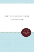 Cover: The Theory of Legal Science - The University of North Carolina Press