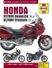 Abbildung von: Honda Nt700V Deauville & Xl700V Transalp (06 - 13) - J H Haynes & Co Ltd