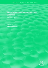 Abbildung von: Routledge Revivals: Encyclopedia of American Civil Liberties (2006) - Routledge