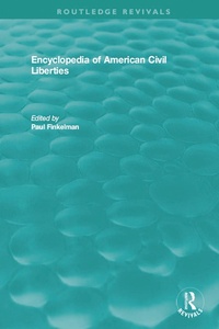 Abbildung von: Encyclopedia of American Civil Liberties - Routledge