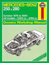 Abbildung von: Mercedes-Benz 250 & 280 123 Series Petrol (Oct 76 - 84) Haynes Repair Manual - J H Haynes & Co Ltd