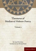 Cover: Thesaurus of Mediaeval Hebrew Poetry (Volume 3) - Gorgias Press