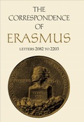 Cover: The Correspondence of Erasmus - University of Toronto Press
