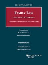 Abbildung von: 2017 Supplement to Family Law, Cases and Materials, Unabridged and Concise - West Academic Press