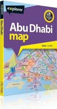 Enlarge image Cover: Abu Dhabi Map - Explorer Publishing