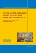 Cover: Social capital, migration, ethnic diversity and economic performance - Peter Lang Verlag