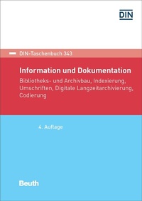 Abbildung von: Information und Dokumentation - DIN Media