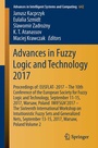 Cover: Advances in Fuzzy Logic and Technology 2017 - Springer