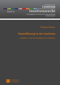 Abbildung von: Kontoführung in der Insolvenz - Peter Lang Verlag