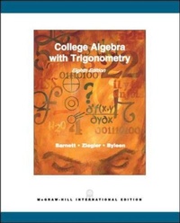 Abbildung von: College Algebra with Trigonometry - McGraw-Hill Professional