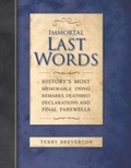 Cover: Immortal Last Words - Quercus Publishing