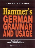 Cover: Hammer's German Grammar and Usage - McGraw-Hill Contemporary