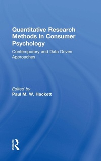 Enlarge image Cover: Quantitative Research Methods in Consumer Psychology - Routledge