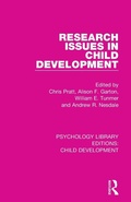 Cover: Research Issues in Child Development - Routledge