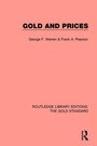 Cover: Gold and Prices - Routledge