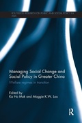 Cover: Managing Social Change and Social Policy in Greater China - Routledge