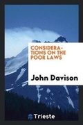 Cover: Considerations on the Poor Laws - Trieste Publishing