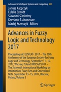 Cover: Advances in Fuzzy Logic and Technology 2017 - Springer