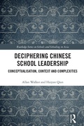 Cover: Deciphering Chinese School Leadership - Routledge