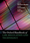 Cover: The Oxford Handbook of Law, Regulation and Technology - OUP eBook