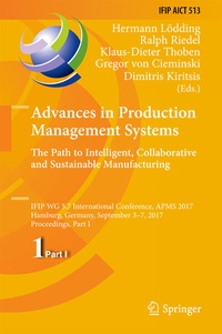 Abbildung von: Advances in Production Management Systems. The Path to Intelligent, Collaborative and Sustainable Manufacturing - Springer