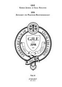 Abbildung von: German Journal of Legal Education - 2017 - Vol. 4 - epubli