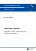 Cover: Daten in der Erbmasse - Peter Lang Verlag