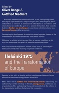 Cover: Helsinki 1975 and the Transformation of Europe - Berghahn Books